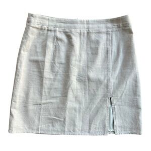 Eight Paris Muni Skirt Women‎ Size Medium Beige Cotton Liner